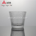 ATO Simple vertical stripe classic glass drinking glass